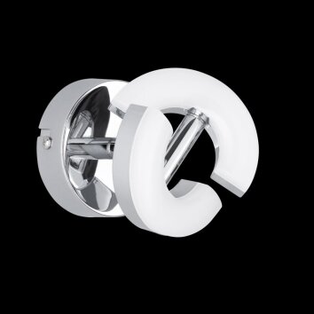 Honsel Donut Wall light LED chrome, 1-light source