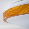 Sora Wood ceiling lamp LED Light wood, white, 1-light source
