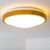Sora Wood ceiling lamp LED Light wood, white, 1-light source