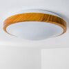 Sora Wood ceiling lamp LED Light wood, white, 1-light source