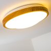 Sora Wood ceiling lamp LED Light wood, white, 1-light source