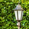 HONGKONG FROST outdoor floor lamp brown, gold, 1-light source, Motion sensor