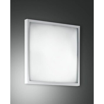 Fabas Luce OSAKA ceiling lamp white, 2-light sources