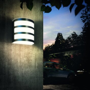 Philips CALGARY Outdoor Wall Light LED stainless steel, 1-light source
