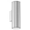 Eglo RIGA outdoor wall light stainless steel, 2-light sources