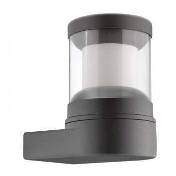 LCD outdoor wall light anthracite, 1-light source