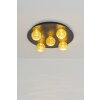 Holländer CARILLON Ceiling light LED brown, gold, black, 5-light sources
