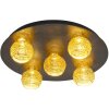 Holländer CARILLON Ceiling light LED brown, gold, black, 5-light sources