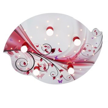 Elobra SARAH PHANTASIE Ceiling Light blue, 5-light sources