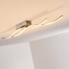 KALANDI Ceiling light LED matt nickel, 2-light sources