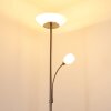 GISMARO Floor Lamp matt nickel, 3-light sources
