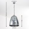 Eskilsun Pendant Light grey, rust-coloured, 1-light source