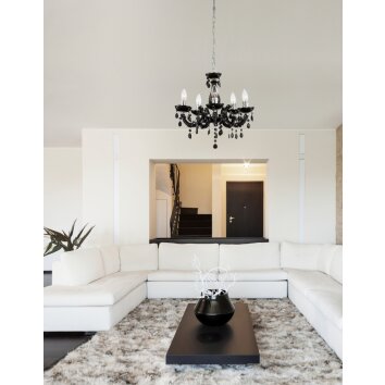 Globo CUIMBRA black, 5-light sources