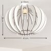 VALKOM Ceiling light white, 1-light source