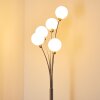 Bernardo floor lamp matt nickel, 5-light sources