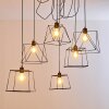 HAVEL Pendant Light black, 6-light sources