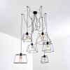 HAVEL Pendant Light black, 6-light sources