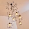 HAVEL Pendant Light black, 6-light sources