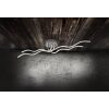Leuchten-Direkt WAVE ceiling light LED stainless steel, 4-light sources