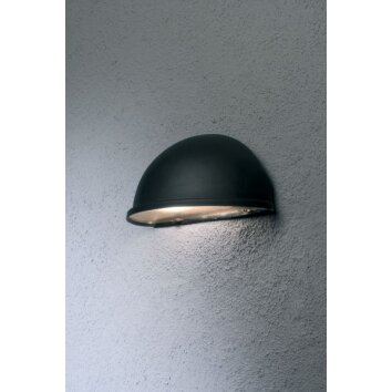Konstsmide TORINO wall light black, 1-light source
