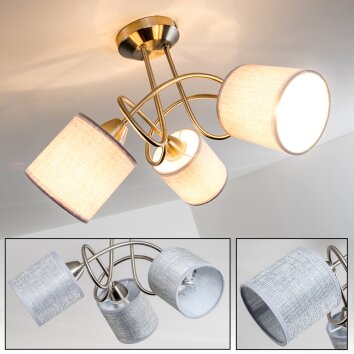 Stai Ceiling Light matt nickel, 3-light sources