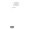 Steinhauer MEXLITE floor lamp stainless steel, 1-light source