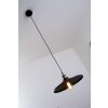 Globo KNUD hanging light black-gold, 1-light source