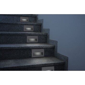 Eglo ZIMBA recessed light silver, 1-light source