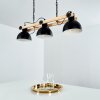 Chetco Pendant Light Light wood, black, 3-light sources