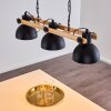 Chetco Pendant Light Light wood, black, 3-light sources