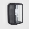 TIEVA outdoor wall light black, 1-light source