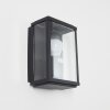TIEVA outdoor wall light black, 1-light source