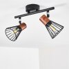 ERRESTED Ceiling Light Dark wood, black, 2-light sources